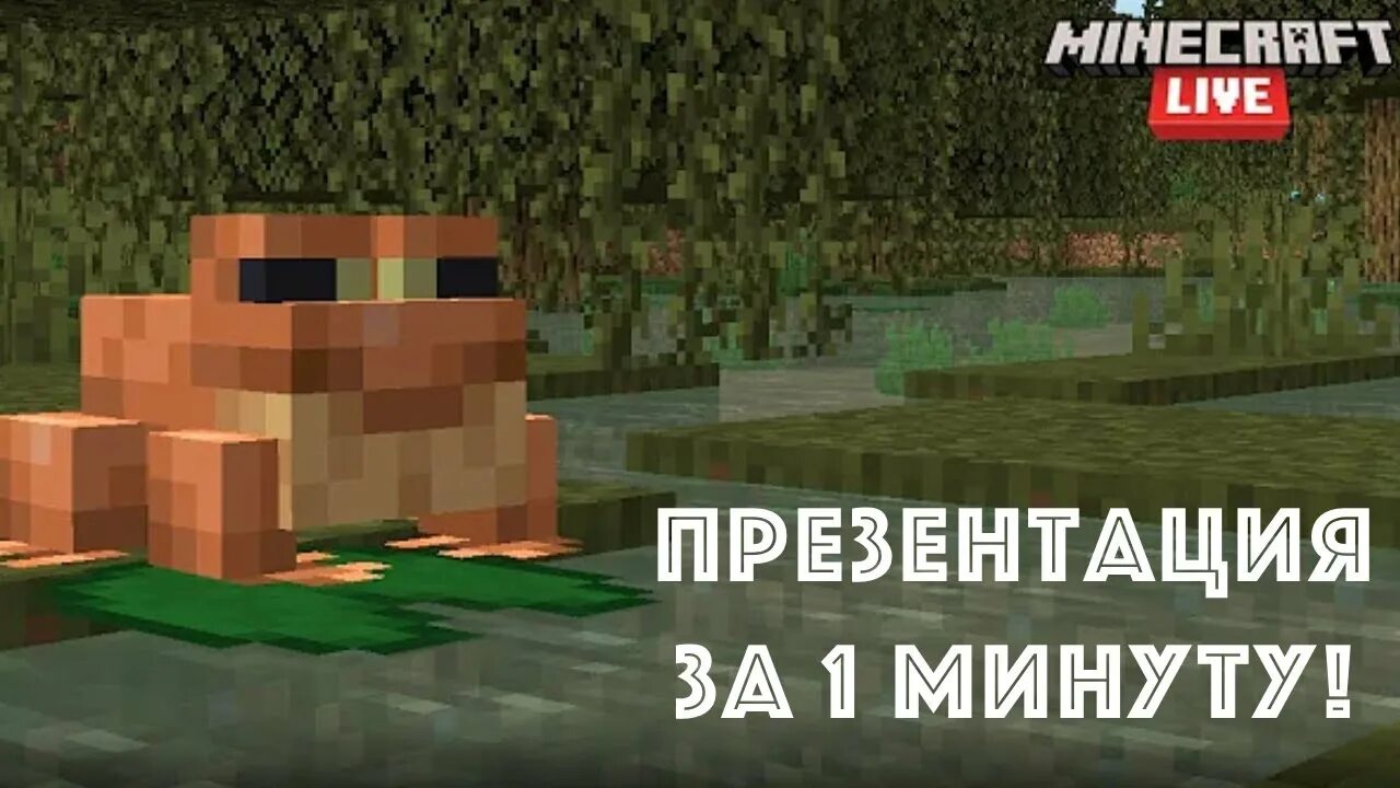 Майнкрафт live 2025. Лягушка майнкрафт 1.19. майнкрафт лайв 2025. лягушки в майнкрафте. жаба в майнкрафте.