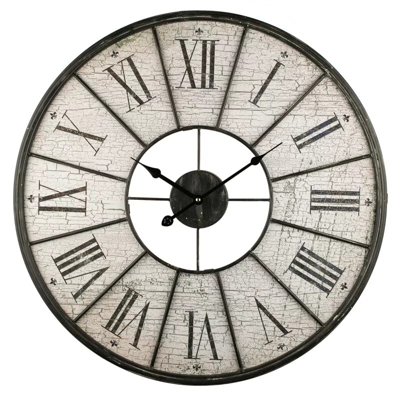 Часы настенные золотого цвета. Wallc-r07p/black. Крупный циферблат часов. Настенные часы howard miller 625. 022.