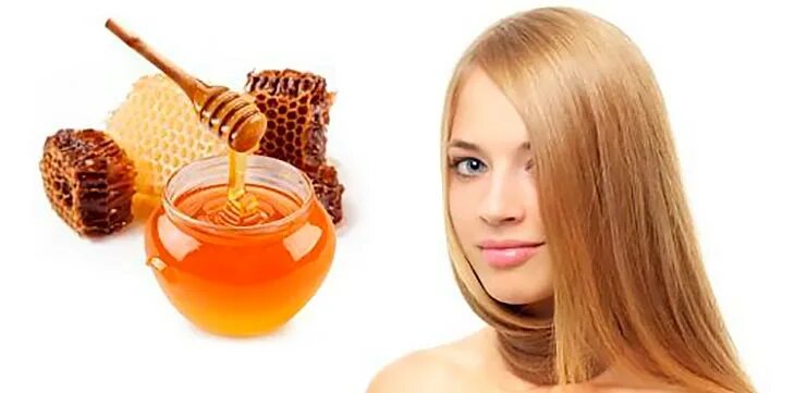 Маска для роста волос мед