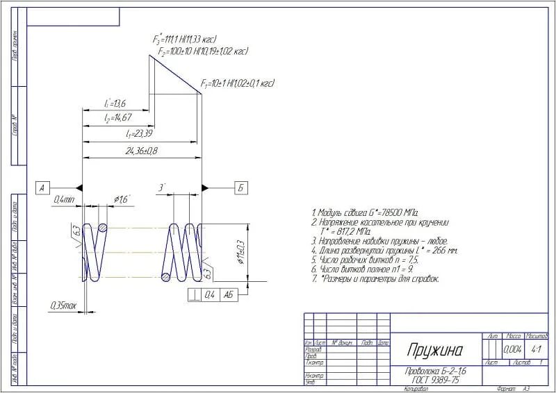 Гост 2.005 2023. Чертеж пружины сжатия диаметр 33мм. Чертежи пружин ГОСТ 2.401. Пружина на чертеже на сжатие и растяжение. Приспособление для поджатия пружины чертеж.