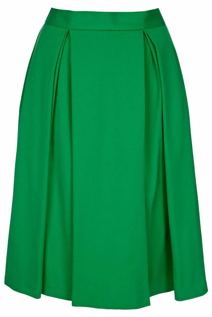 Green Midi Skater Skirt  Saias, Roupas, Look fashion