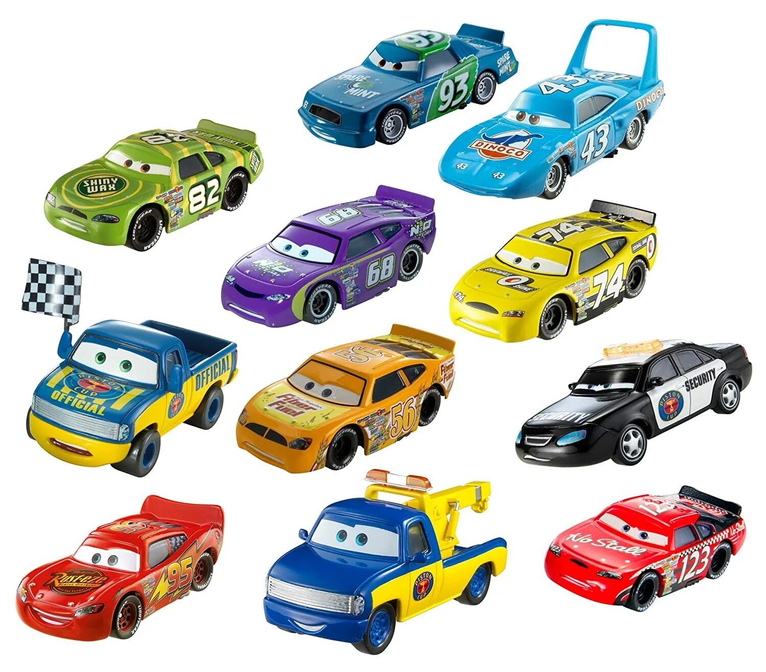 Группы про машины. Disney Pixar cars 3 игрушки. Игрушки Disney Pixar cars Mattel. Машинки Тачки набор Диноко 400. "Тачки 3" набор из 11 машинок "скоростной трек".