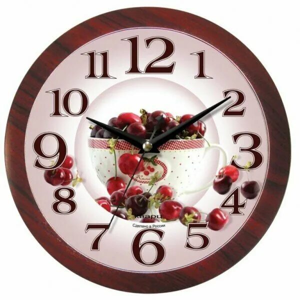настенные часы 21 век 3232. часы "вишня". часы настенные вишенки. квадратные часы с вишнями. часы вишня вествинг.