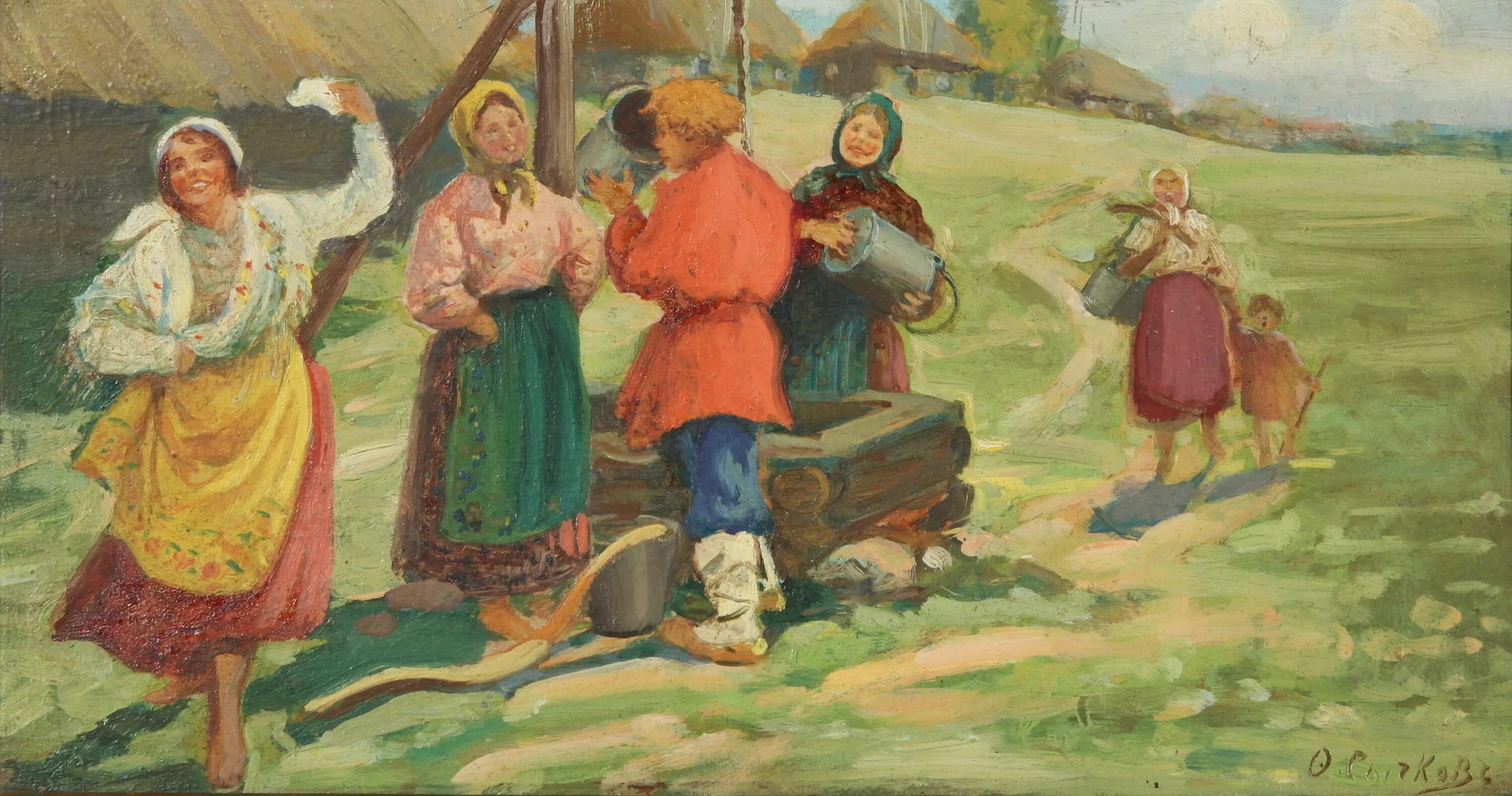 Стоит коромыслом