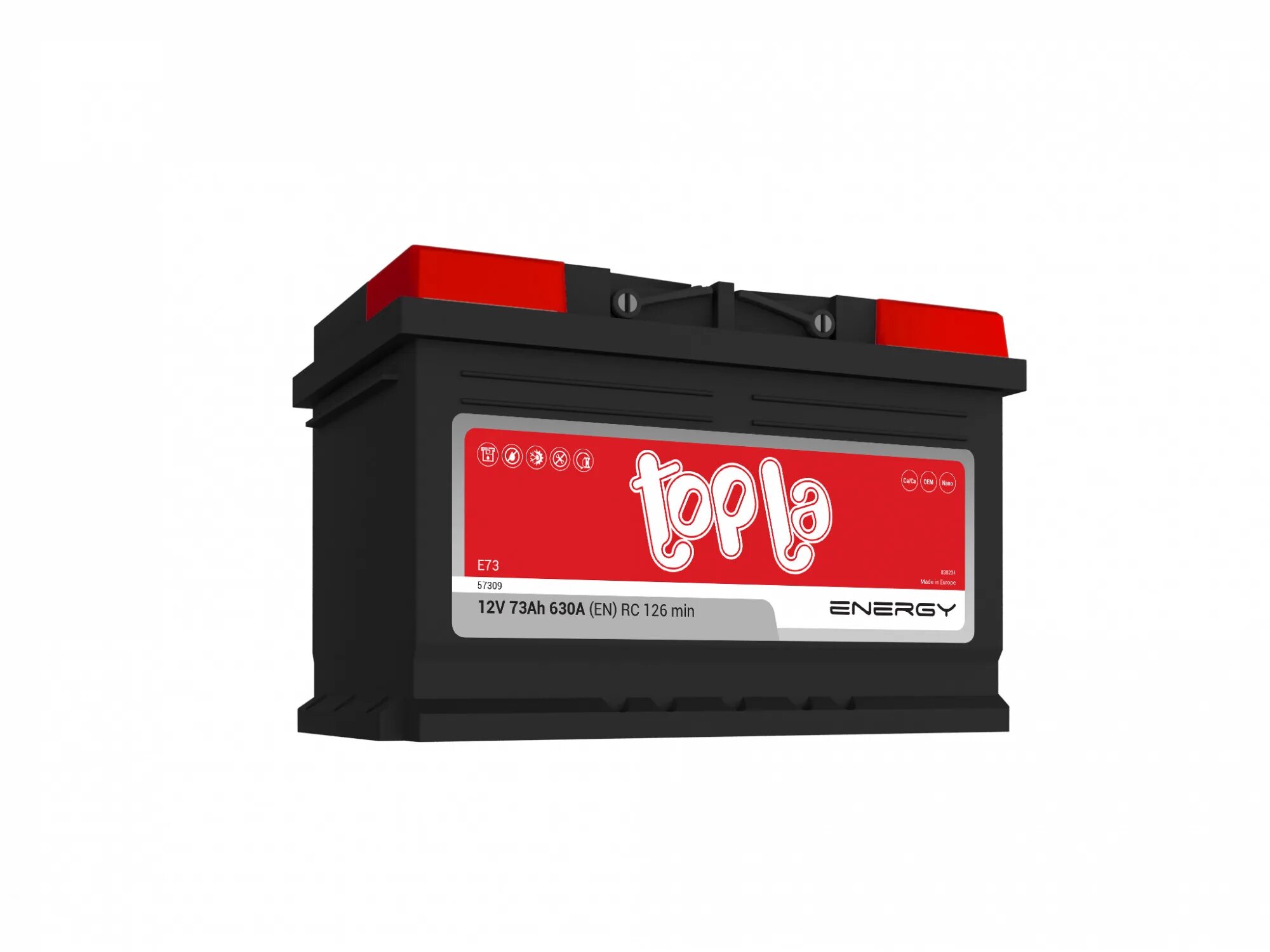 Аккумулятор topla 75. 8. 73 00 75. 73 00 75. 027х1000 (мкфхв).
