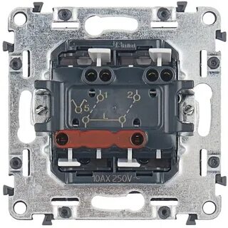 Выключатель одноклавишный с подсветкой legrand
