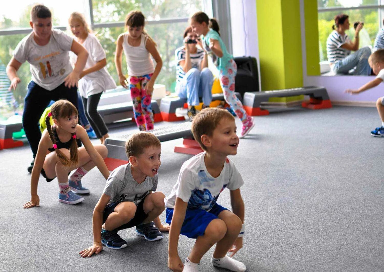 Детский тренинг. ОФП для детей. Детские тренировки. Детский фитнес. Спортивные дети.