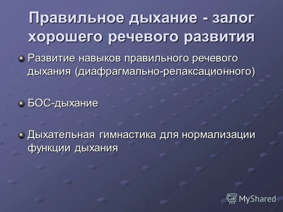 Нормализация функции дыхания. Нормализация функции дыхания
