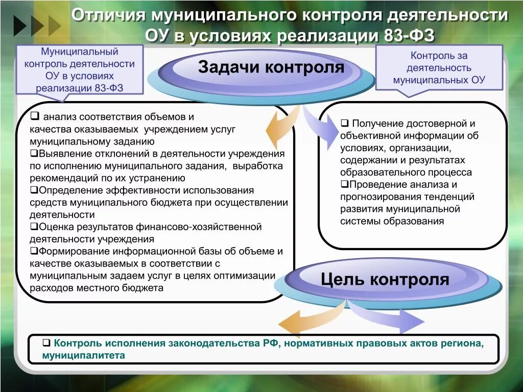 Контроль в муниципальных учреждениях