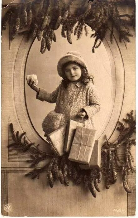 Новогодние открытки ретро фото Pin on Vintage Image Fabric Block