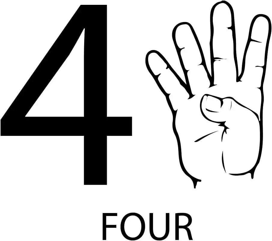Жизненное число 4. Цифра 4. Цифра 4 картинка. Цифра 4 раскраска. Цифра 4 картинки для печати.