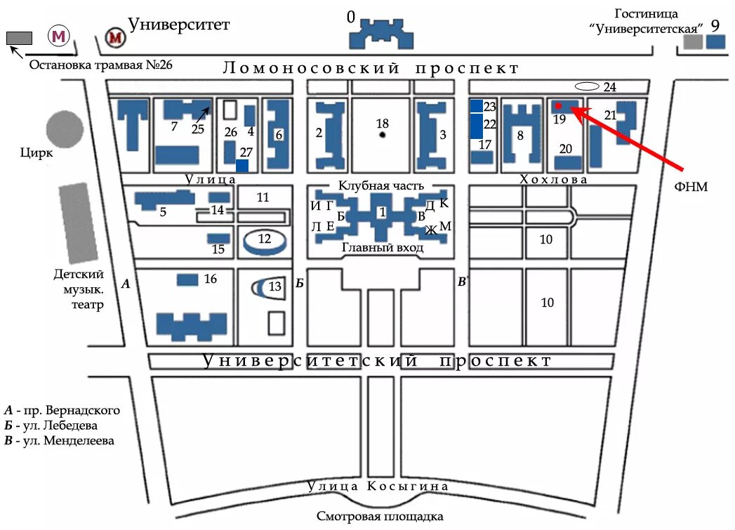 Мгу как доехать. Схема зданий МГУ на Воробьевых горах. МГУ схема корпусов. Территория МГУ схема. Ломоносовский корпус МГУ схема здания.