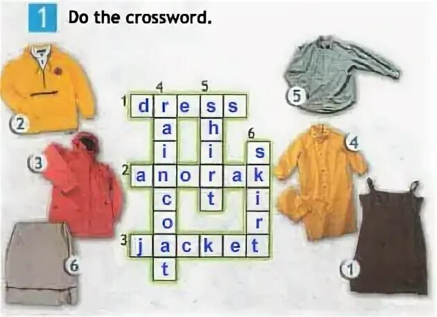 Do the crossword 6 класс