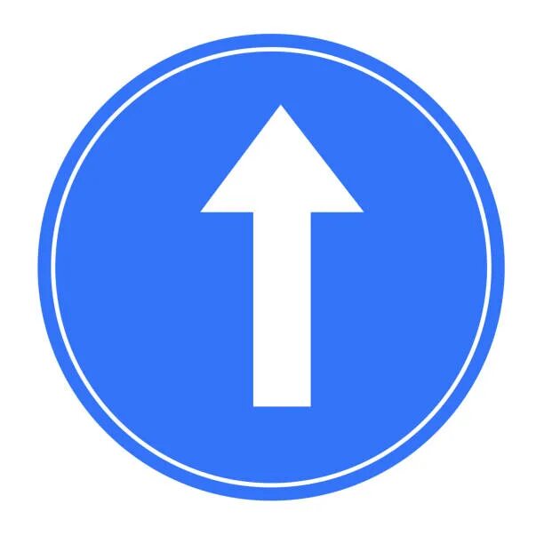 Turn right and go straight on
