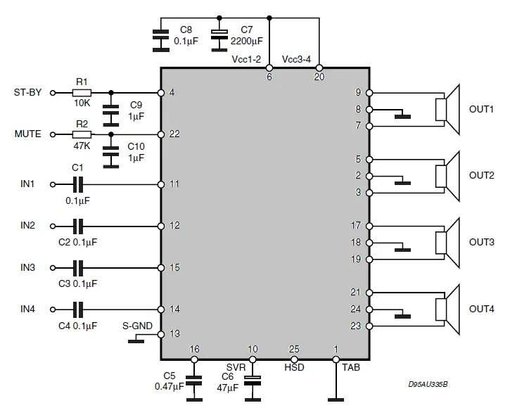 Tda7388 схема усилителя мощности. Усилитель на микросхеме тда 7388. TDA 7388 усилитель даташит. Tda 7388 усилитель