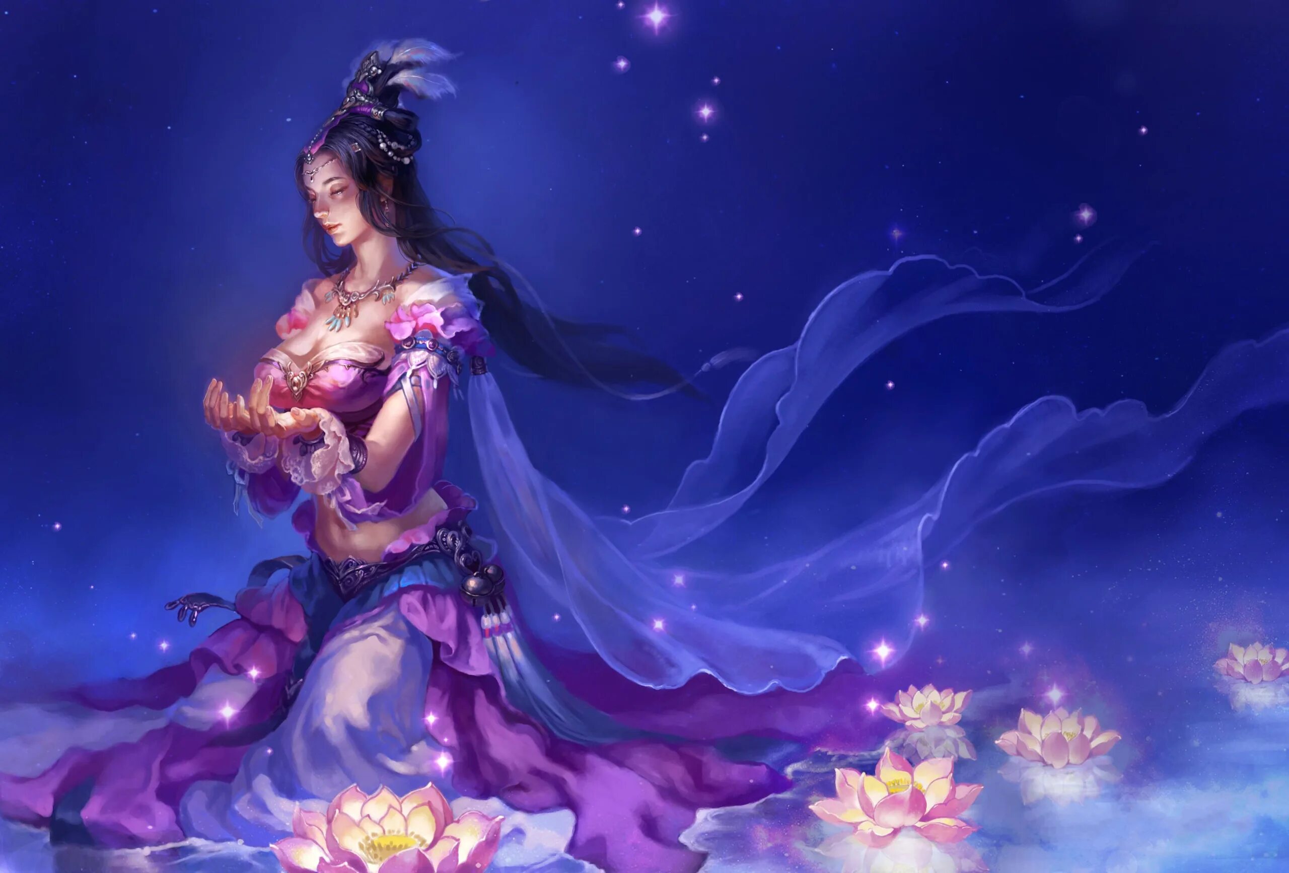 Фэнтези в теле девушки читать. Чанъэ Чан э китайская богиня. Фэнтези девушки. Восточные девушки фэнтези. Восточная принцесса фэнтези.