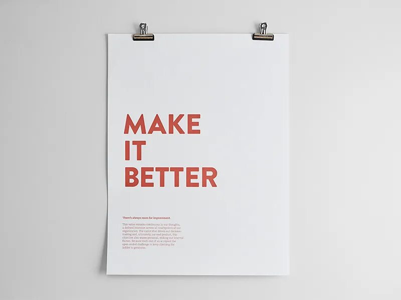 Авторская Графика мотивация. Make it. Make it better. Work better brand. Make it better now