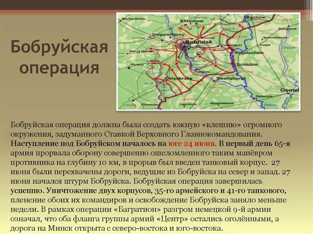 Операция багратион впр. Бобруйская наступательная операция. Белорусская наступательная операция Багратион карта. Бобруйская наступательная операция 1944 года. Бобруйская операция 1944 карта.