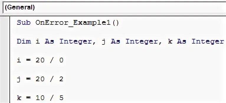 Sub or function not defined