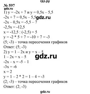 Алгебра 7 номер 597