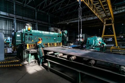 Работа на гильотине