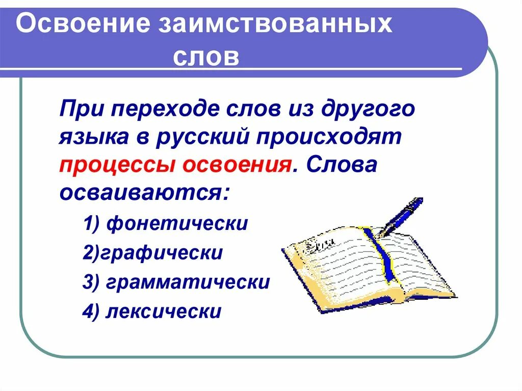 Заимствованные слова россия. Иноязычные заимствования в русском языке. Заимствованные слова в русском языке. Освоение заимствованных слов. Освоение заимствованных слов в русском языке.