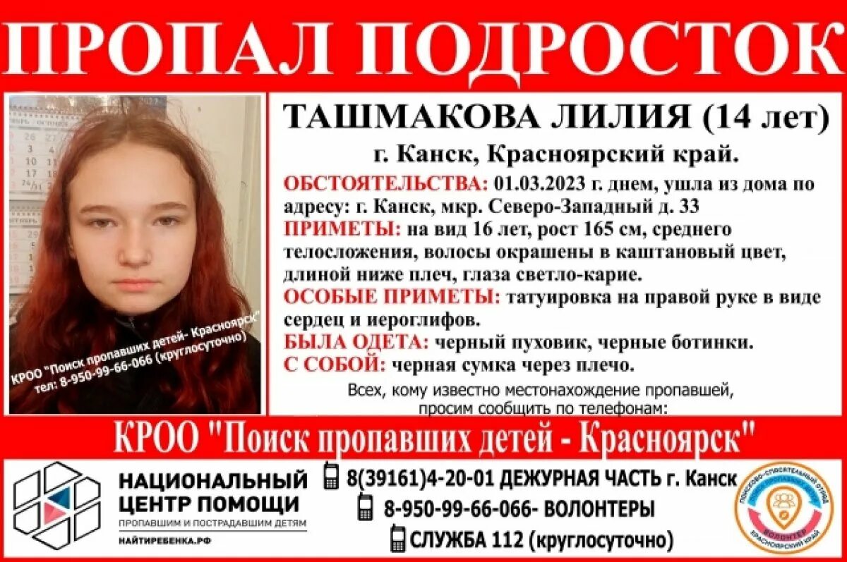 Пропажа вернулась. Пропажа детей.