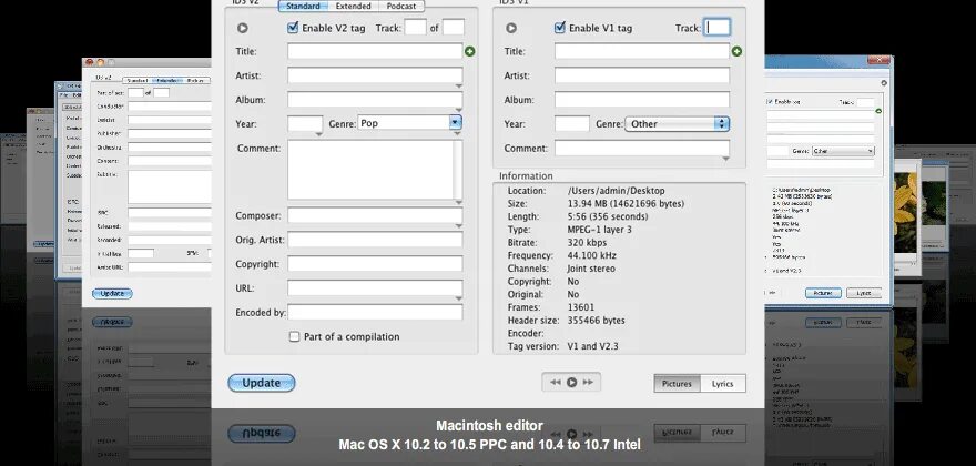 Id 3.3 5. 10x Editor. Id3 (метаданные). Mp3 ID tag Editor. Mp3tag Mac os.