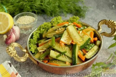 Огурцы с мясом по корейски рецепт