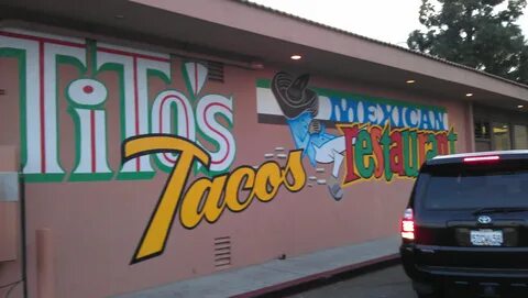 Exterior view of Tito's Tacos in Culver City, California. 