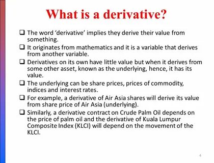 Derivatives of words