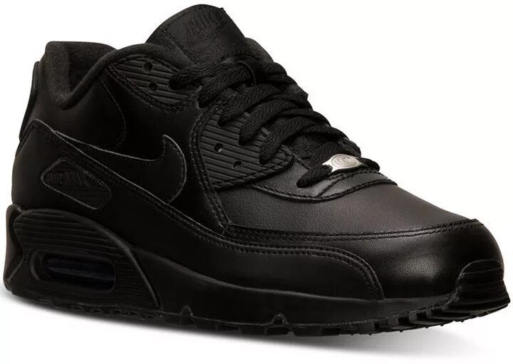 Nike Air Max 90 Leather - Sneakers. Кроссовки найк мужские высокие черные кожаные зимние. Nike Air Max 90 Leather Black. Кроссовки найк мужские зимние кожаные. Leather air