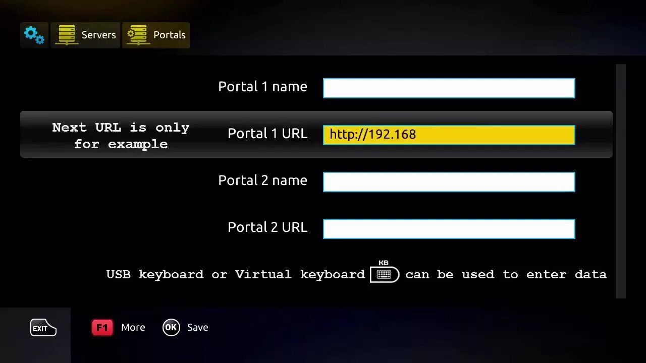 Portal address
