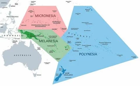 Острова меланезии