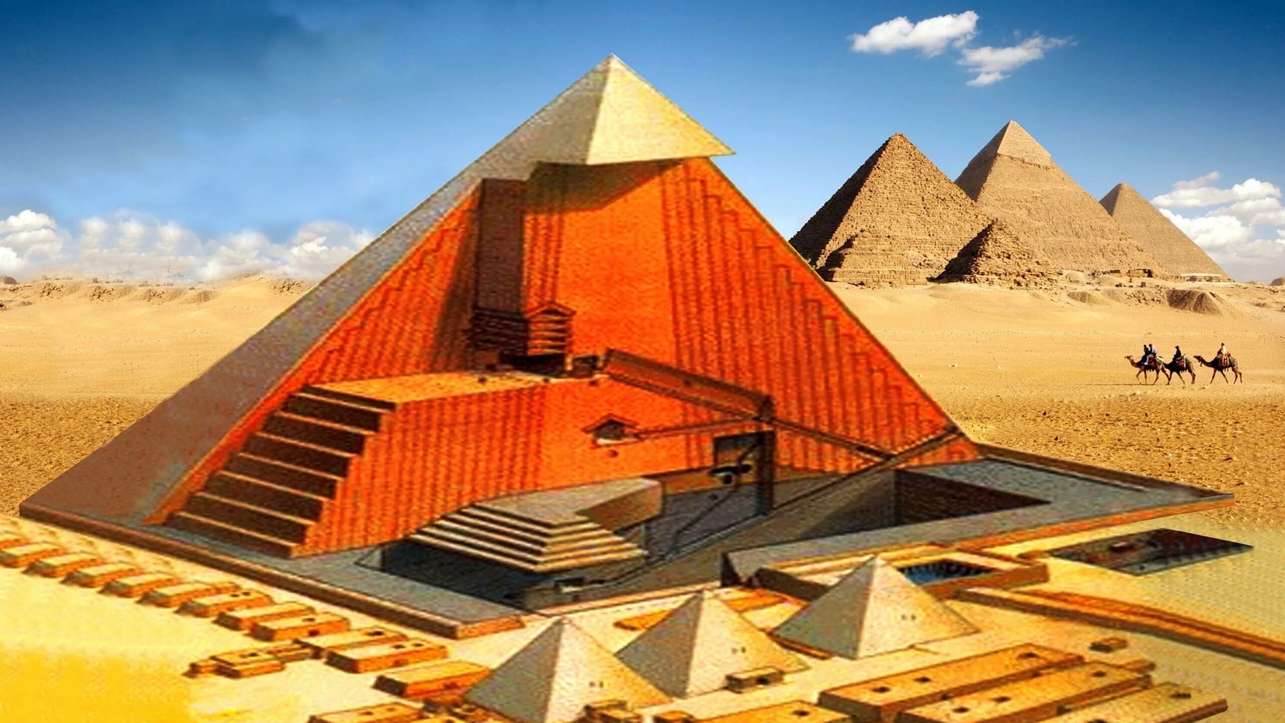 Самая первая мире видео. : Пирамида Хеопса(Великая пирамида. Пирамида Хуфу древний Египет. Пирамида Хеопса, Великая пирамида Гизы. Пирамида Хеопса (Хуфу).