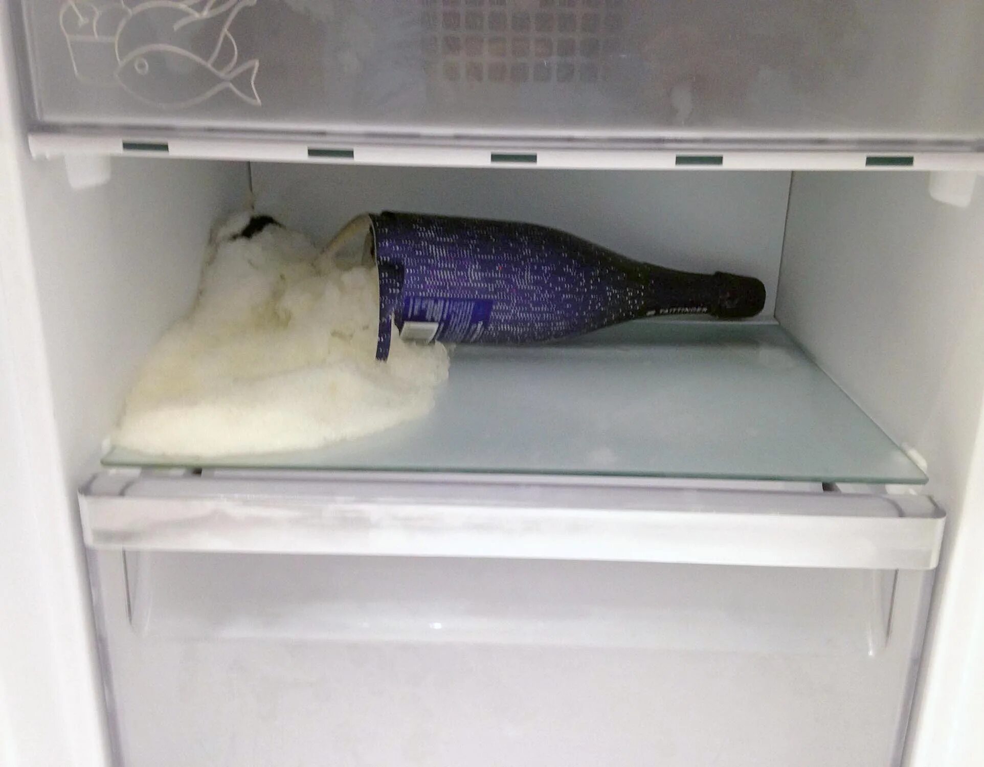 Бутылка в морозилке. Заморозка в морозильник. Замороженный холодильник. Морозильная камера для бутылок.