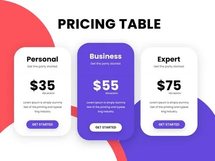 Pricing Tables - UpLabs.