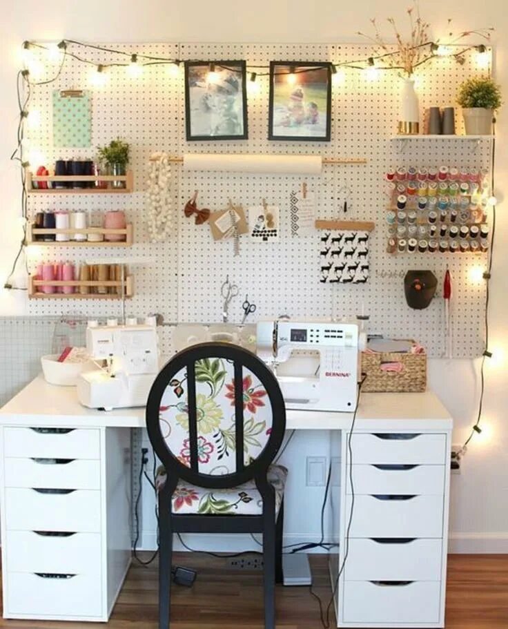 Рабочие места ручной работы. Швейное место в квартире. Рабочие места ручной работы. Декор мастерской. Оборудование домашней мастерской.