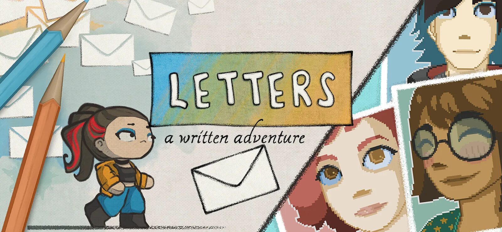 Letters - a written Adventure. Handwritten.