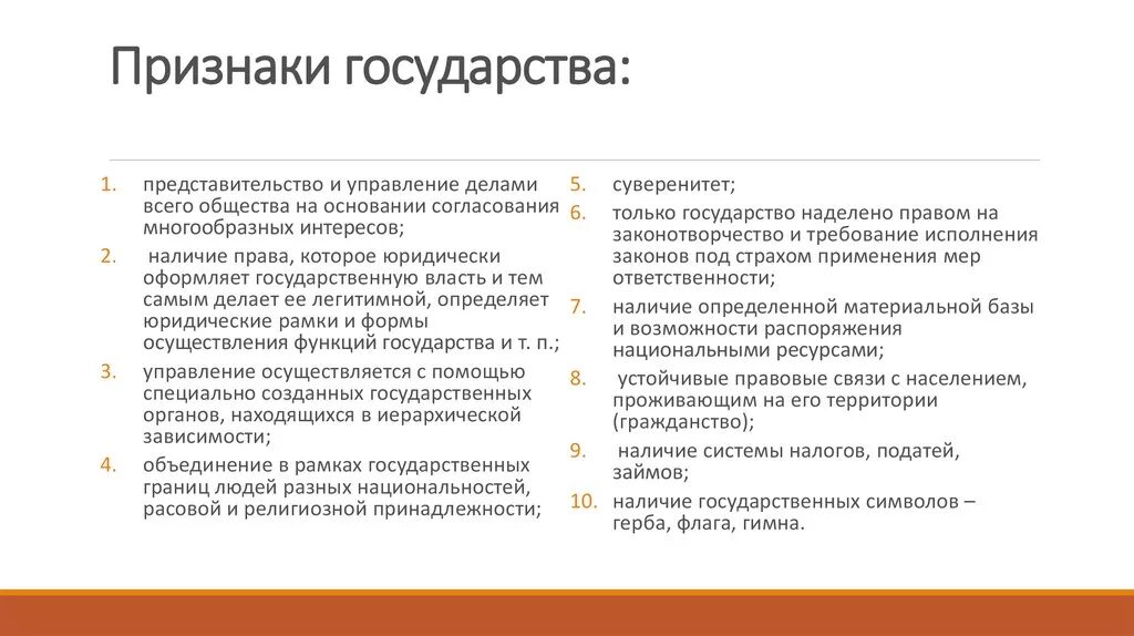 Признаки государства. Признаки государства символы. Признаки современного государства. Выделите признаки государства.