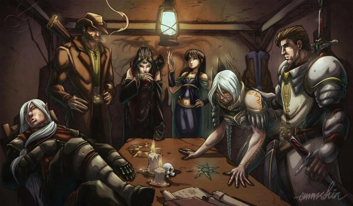 Персонажи нри. DND группа приключенцев арт. Pathfinder НРИ арт. Группа приключенцев арт. Наемники фэнтези арт Гильдия герои таверна.