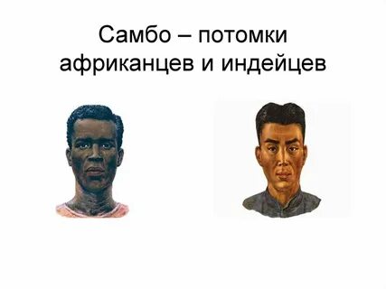 Потомки европейцев и негров в южной америке