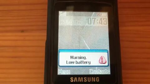 Пишет low battery