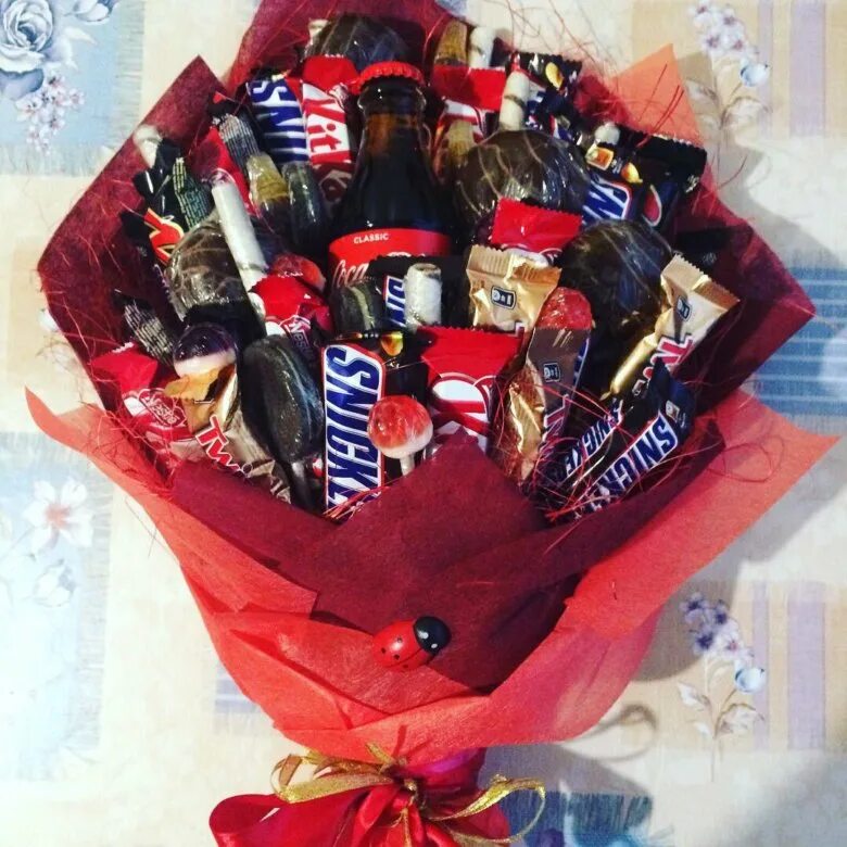 Сладкий букет 1, Flowers & Gifts Armavir, buy at a price of 3500 RUB, Sweet Bouq