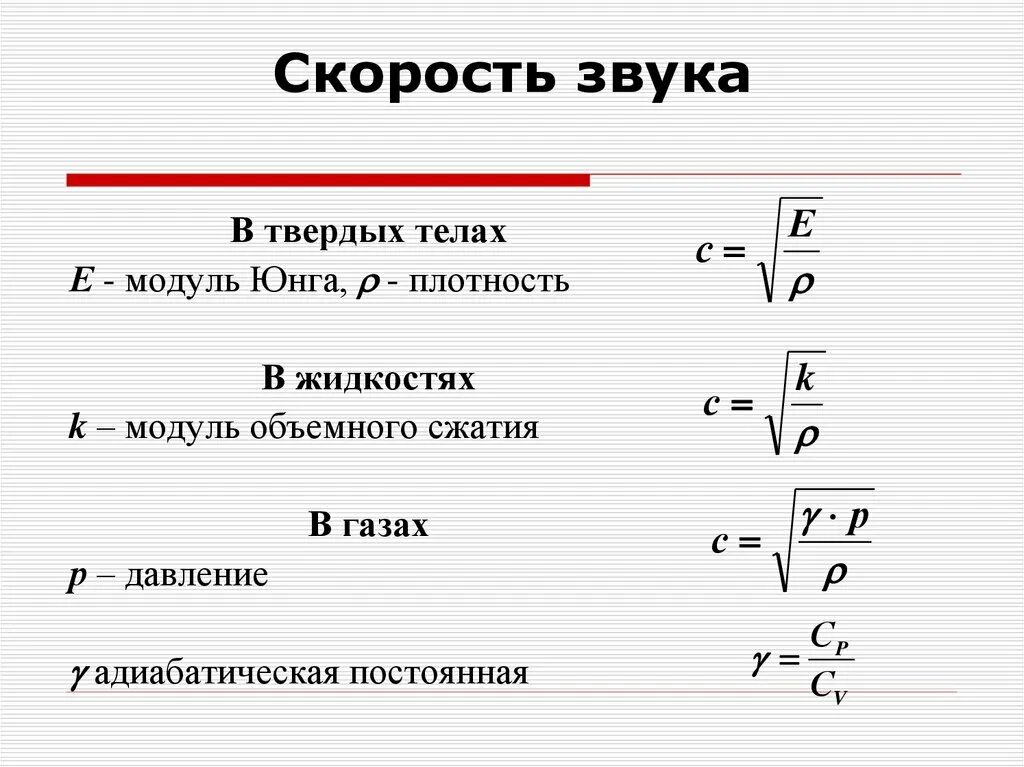 Сред скорость формула