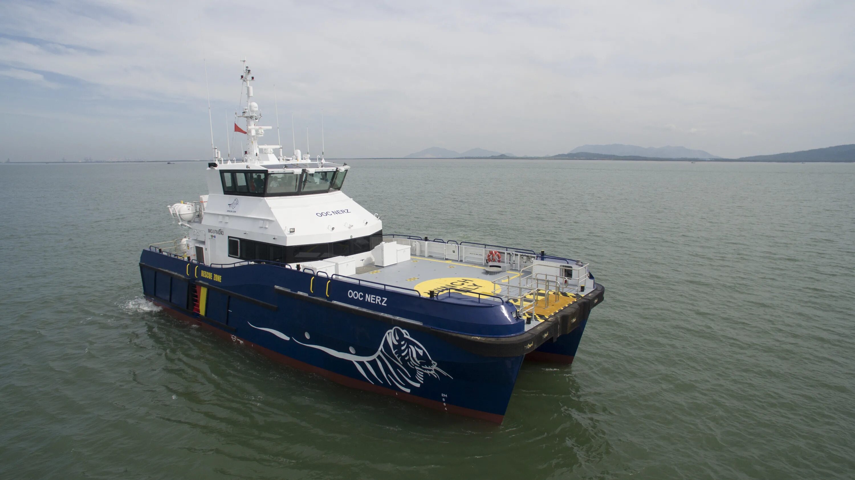 Damen 5509. Vessel crew. Crew boat vessel. Offshore crew. Vessel crew.