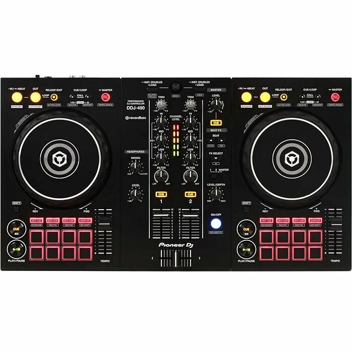 Pioneer dj 400 купить. DDJ 400. DJ контроллер Pioneer DDJ-200. ДДЖ 400. Пионер 400.