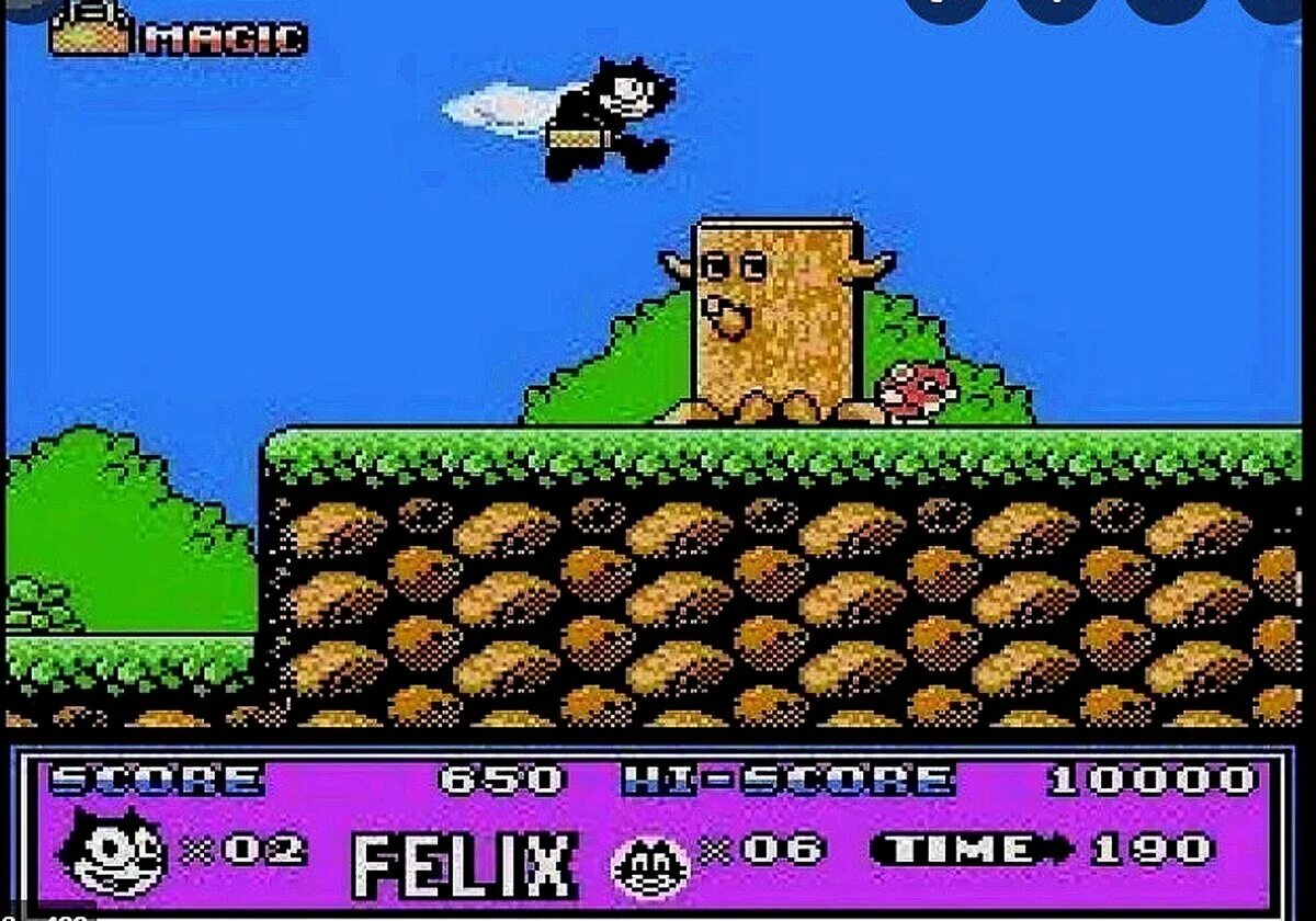 Игра Felix the Cat для Sega. Картридж для сеги Felix the Cat.