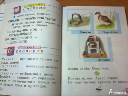 Чтение по учебнику кубасовой
