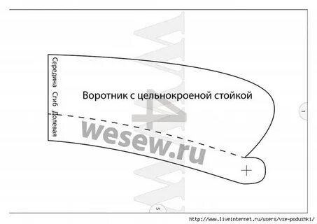 Булавка выкройки